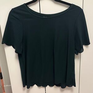 Elegant Scalloped Women's Top